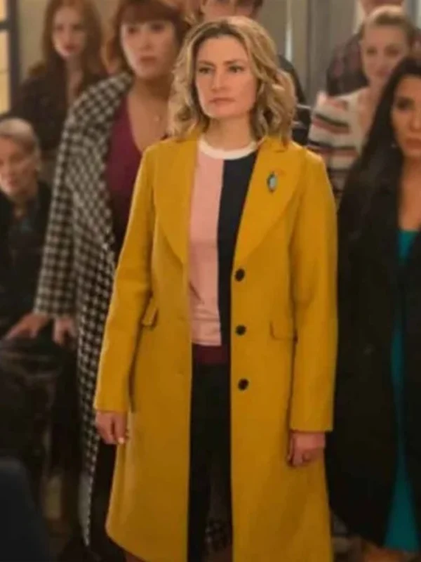 Riverdale Alice Cooper Yellow Long Trench Coat