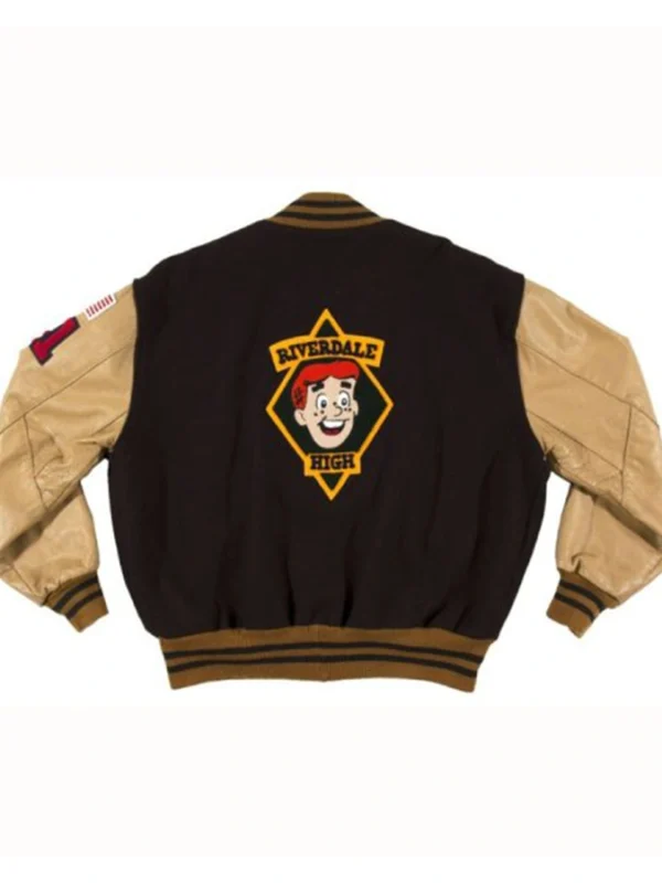 Riverdale Archie Andrews Brown Varsity Letterman Bomber Jacket