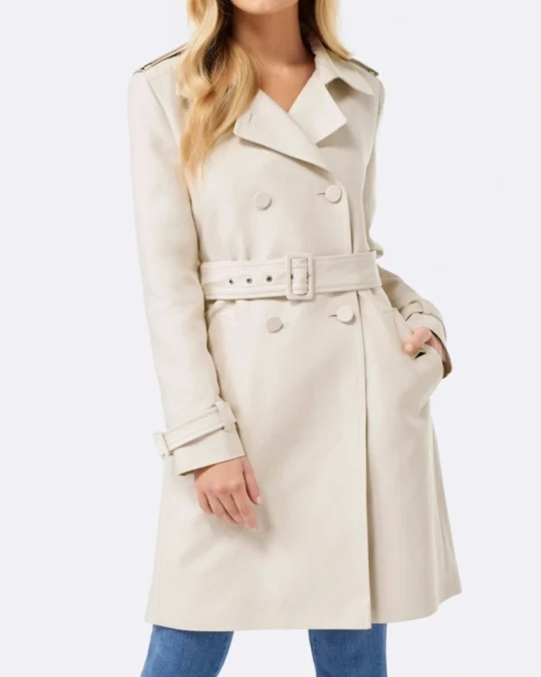 Riverdale Betty Cooper Mid Length Cream Color Coat