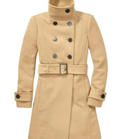 Riverdale Betty Cooper Tan Color Double Breasted Coat