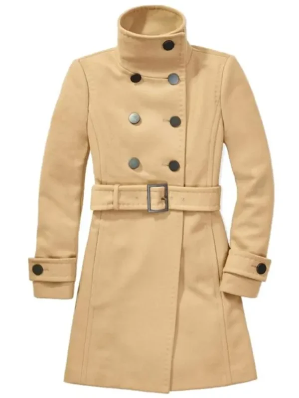 Riverdale Betty Cooper Tan Color Double Breasted Coat