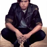 Riverdale Cole Sprouse Black Leather Vest