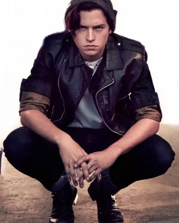 Riverdale Cole Sprouse Black Leather Vest