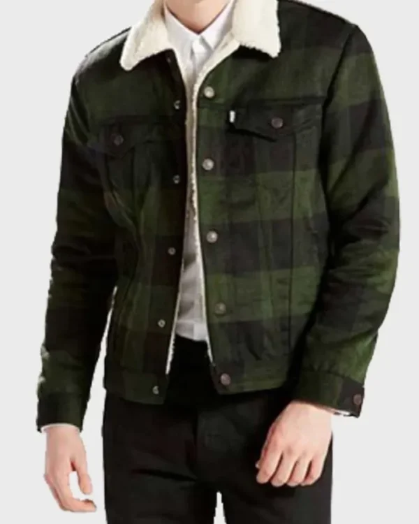 Riverdale Fred Andrews Green Cotton Plaid Jacket