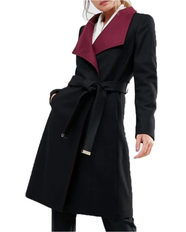 Riverdale Hermione Lodge Long Trench Coat
