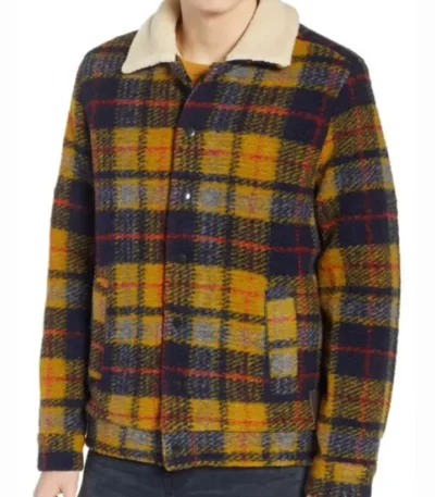Riverdale Jughead Jones Yellow Wool Plaid Jacket