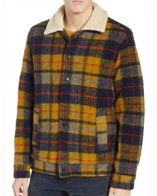 Riverdale Jughead Jones Yellow Wool Plaid Jacket