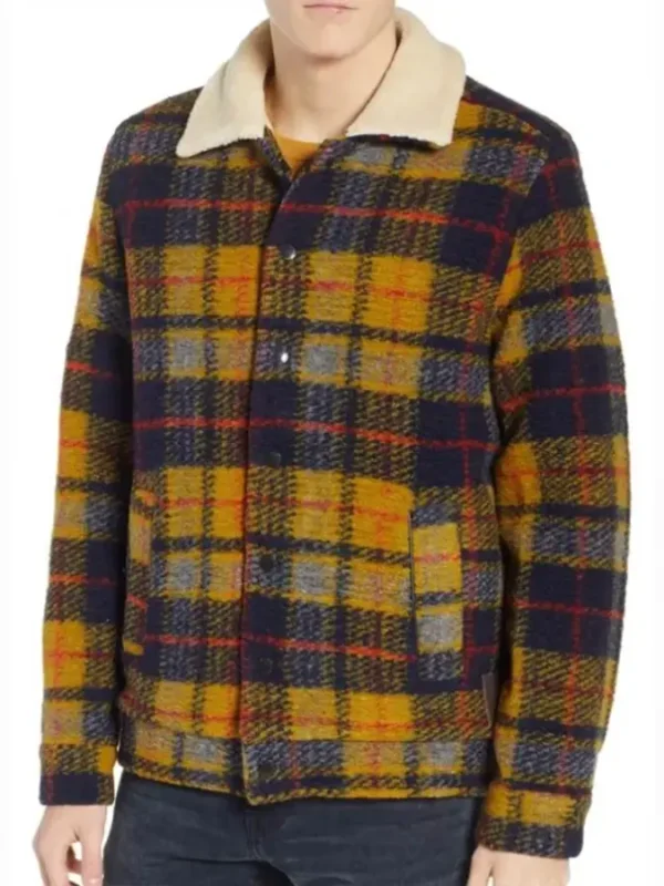 Riverdale Jughead Jones Yellow Wool Plaid Jacket