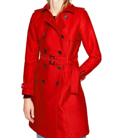 Riverdale Polly Cooper Double Breasted Red Coat