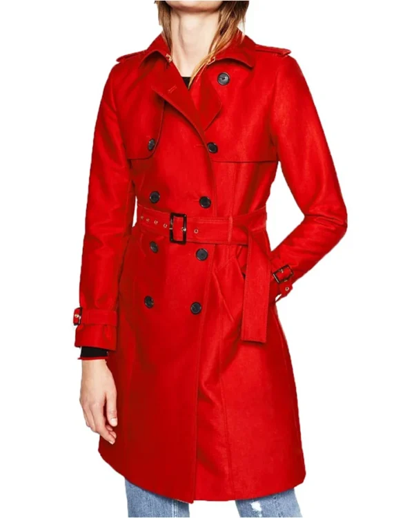 Riverdale Polly Cooper Double Breasted Red Coat