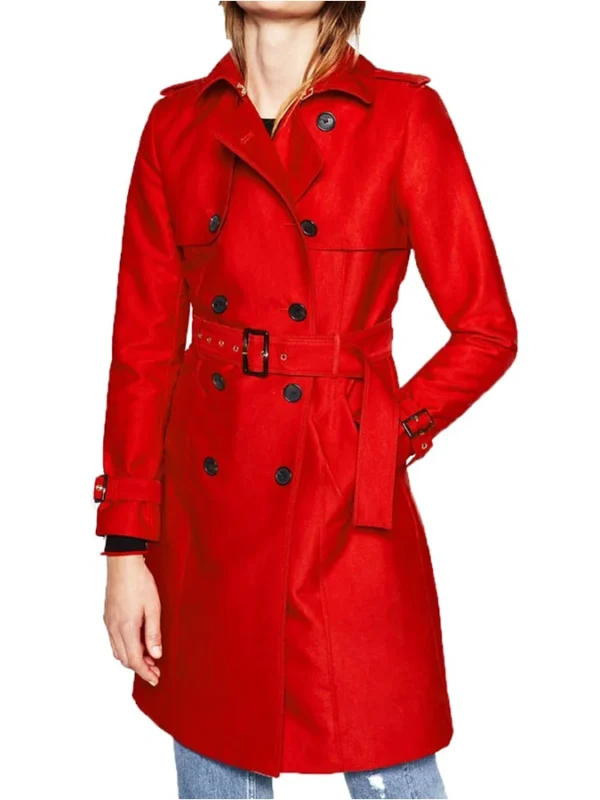 Riverdale Polly Cooper Double Breasted Red Coat