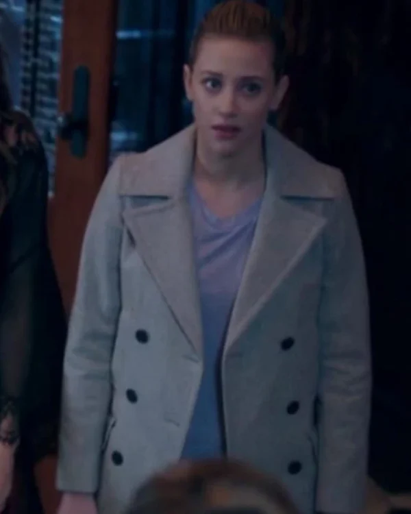 Riverdale S02 Betty Cooper Double Breasted Grey Coat