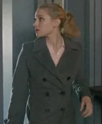 Riverdale S02 Betty Cooper Grey Double Breasted Wool Coat