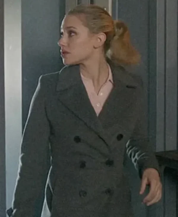 Riverdale S02 Betty Cooper Grey Double Breasted Wool Coat
