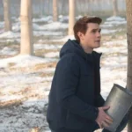 Riverdale S02 KJ Apa Blue Cotton Hooded Jacket