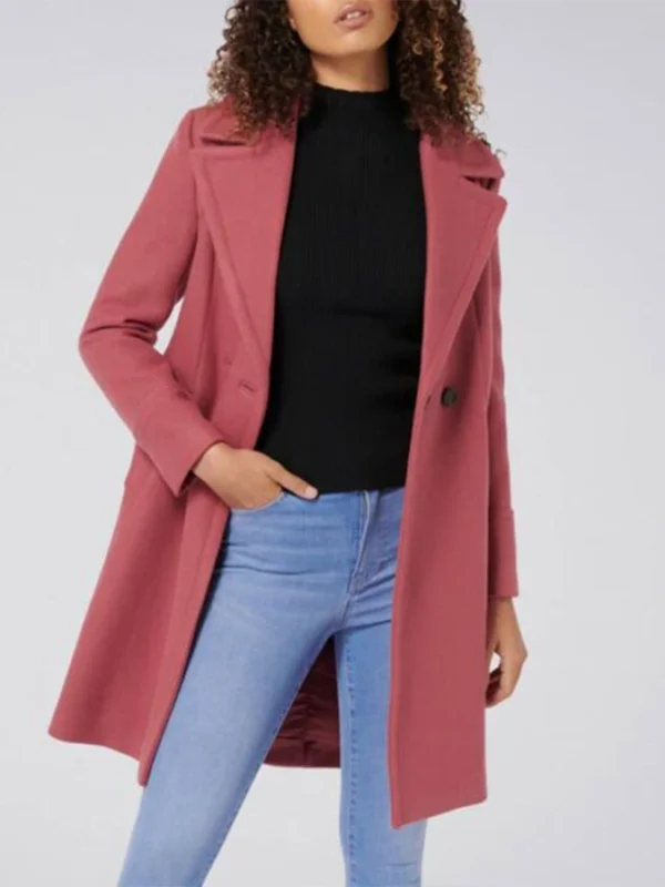 Riverdale S04 Betty Cooper Copper Rust Color Coat