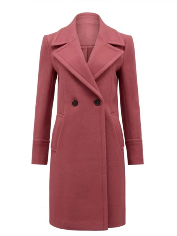 Riverdale S04 Betty Cooper Copper Rust Color Coat