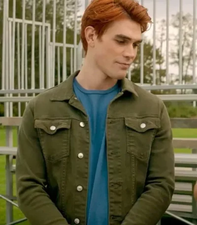 Riverdale S05 Ep03 Archie Andrews Green Denim Jacket