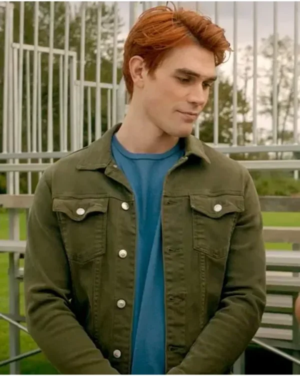 Riverdale S05 Ep03 Archie Andrews Green Denim Jacket
