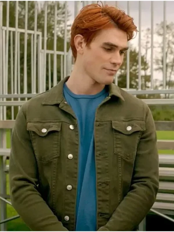 Riverdale S05 Ep03 Archie Andrews Green Denim Jacket