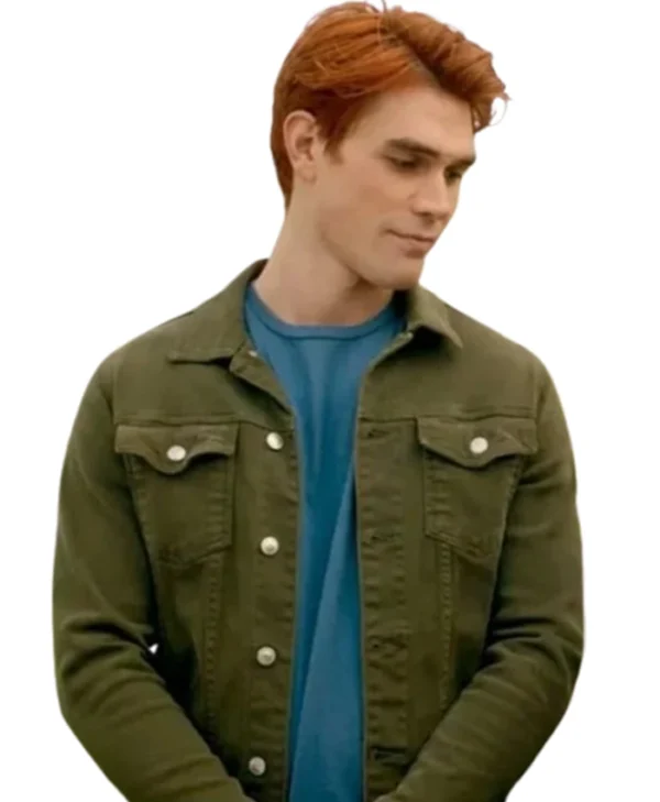 Riverdale S05 Ep03 Archie Andrews Green Denim Jacket