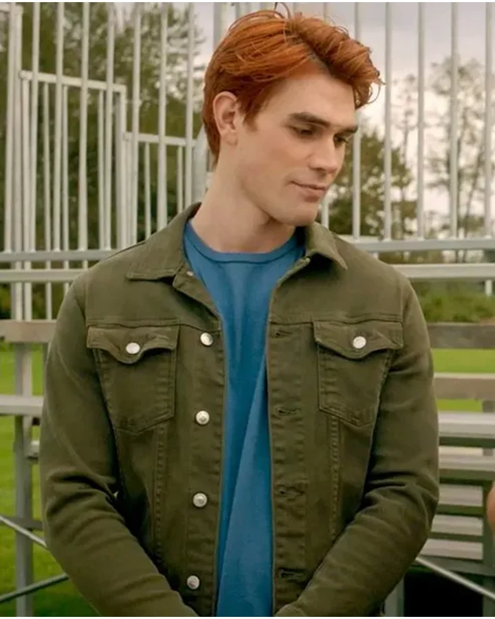 Riverdale S05 Ep03 Archie Andrews Green Denim Jacket Riverdale S05 Ep03 Archie Andrews Green Denim Jacket