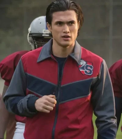 Riverdale S05 Reggie Mantle Red and Blue Jacket