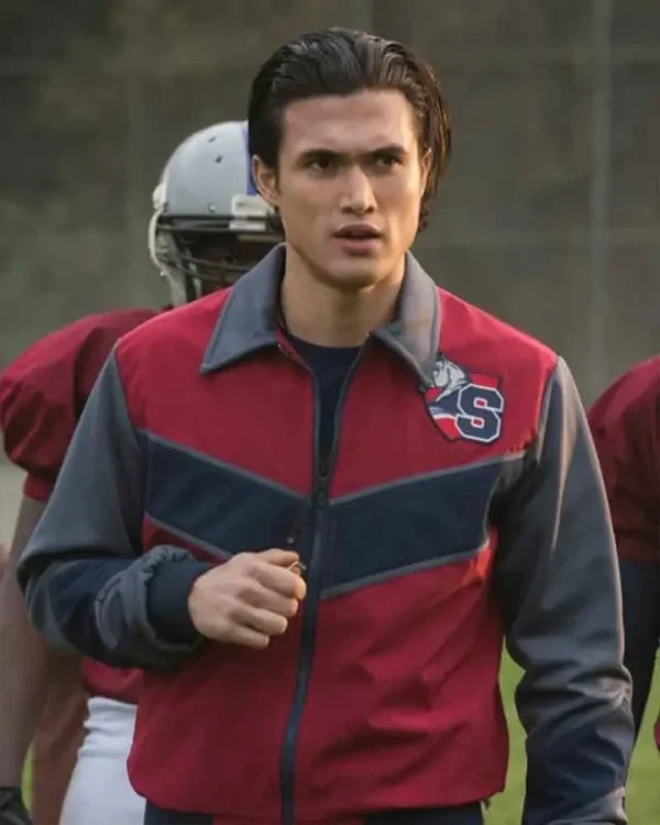 Riverdale S05 Reggie Mantle Red and Blue Jacket