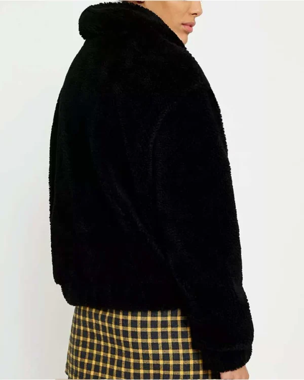 Riverdale S05 Toni Topaz Black Shearling Jacket