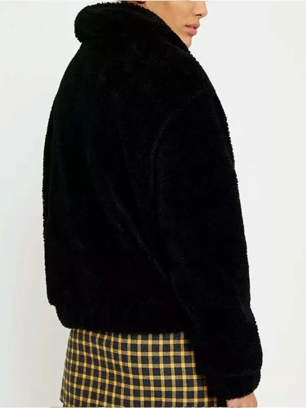 Riverdale S05 Toni Topaz Black Shearling Jacket