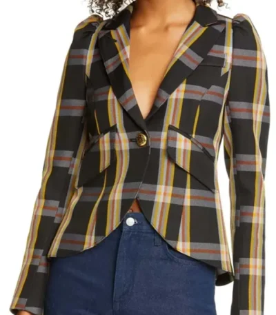 Riverdale S05 Toni Topaz Black Plaid Blazer
