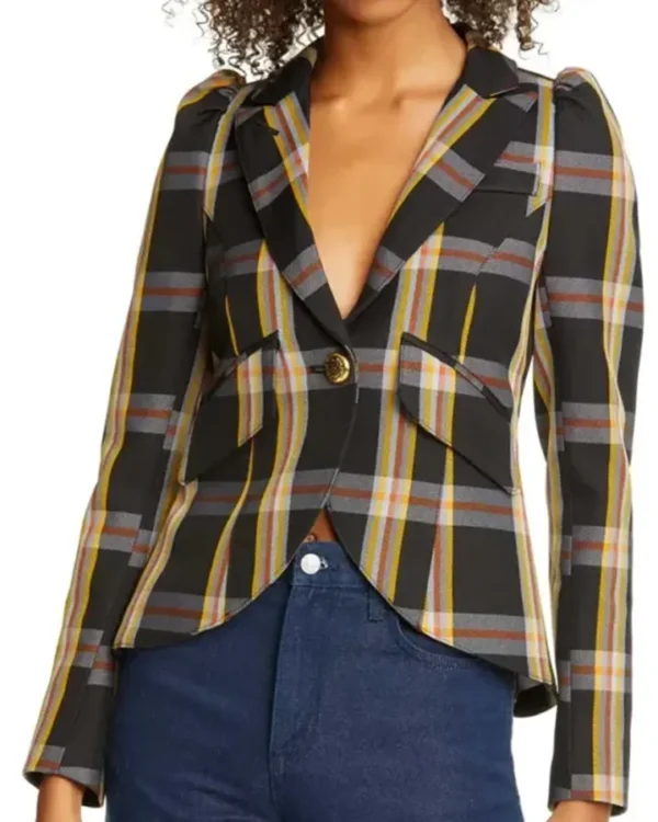 Riverdale S05 Toni Topaz Black Plaid Blazer