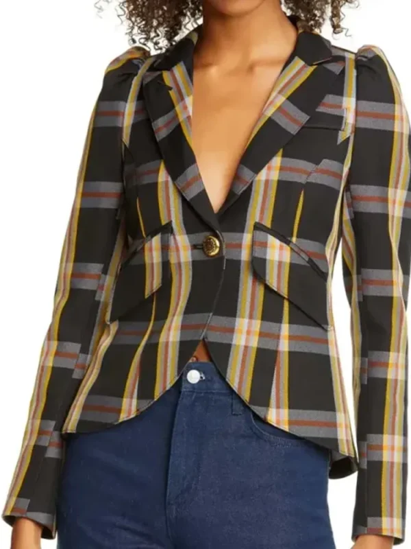 Riverdale S05 Toni Topaz Black Plaid Blazer