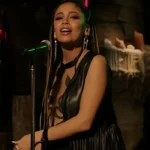 Riverdale S05 Toni Topaz Fringe Leather Black Vest