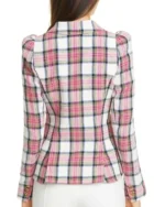 Riverdale S05 Toni Topaz Pink Checked Plaid Blazer