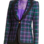 Riverdale S05 Veronica Lodge Tartan Plaid Blazer