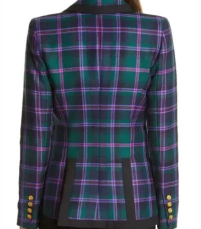 Riverdale S05 Veronica Lodge Tartan Plaid Blazer
