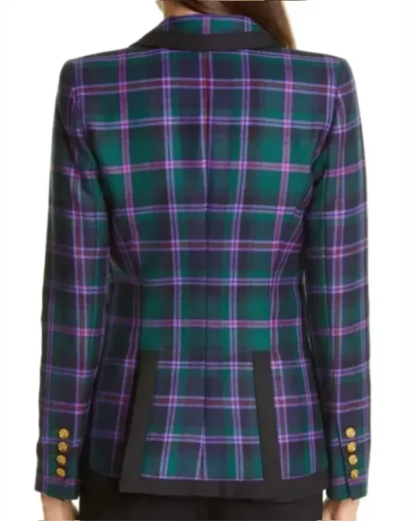 Riverdale S05 Veronica Lodge Tartan Plaid Blazer