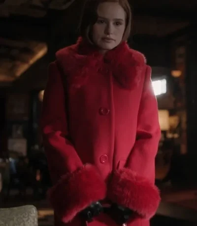 Riverdale S07 Madelaine Petsch Red Coat