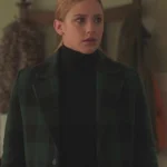 Riverdale S5 Betty Cooper Green Wool Plaid Trench Coat