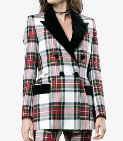 Riverdale S5 Cheryl Blossom Plaid Blazer