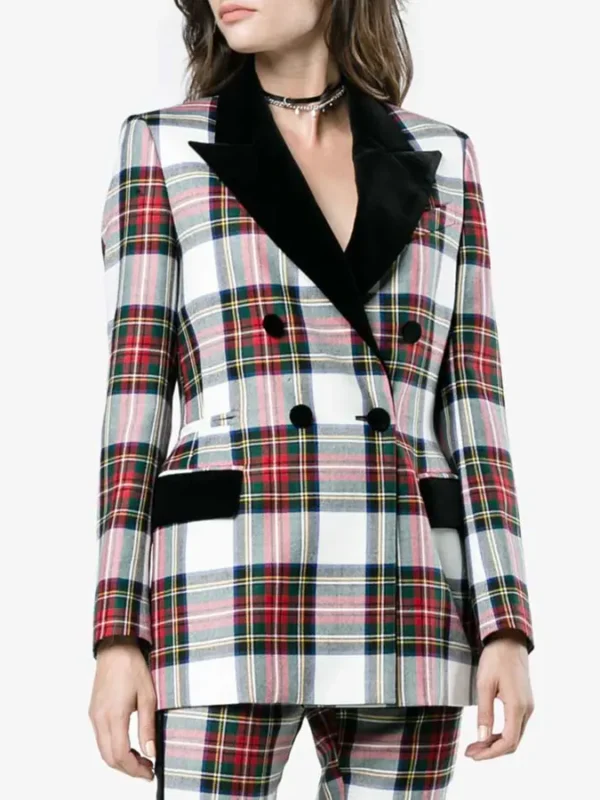 Riverdale S5 Cheryl Blossom Plaid Blazer