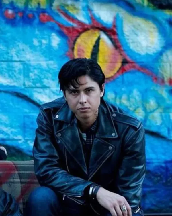 Riverdale Sweet Pea Black Biker Leather Jacket