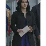 Riverdale Veronica Lodge Black Scalloped Coat