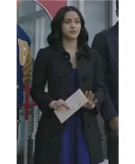 Riverdale Veronica Lodge Black Scalloped Coat