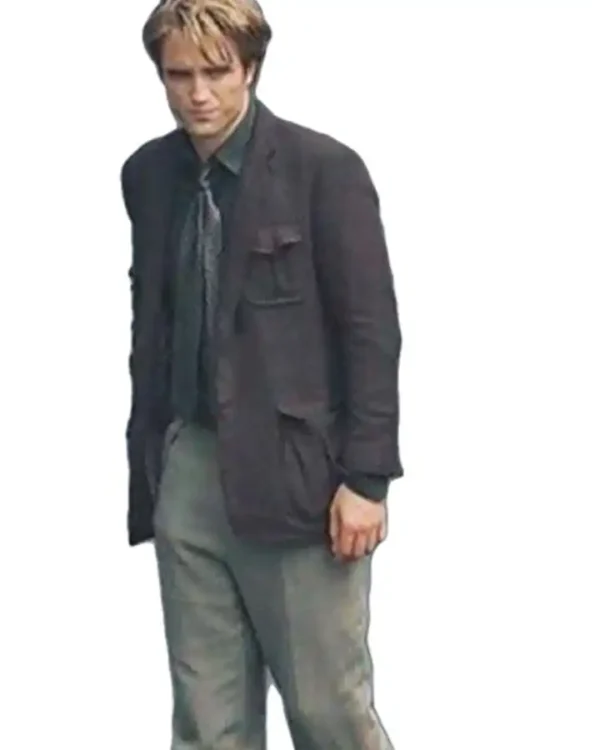 Robert Pattinson Tenet Black Cotton Coat