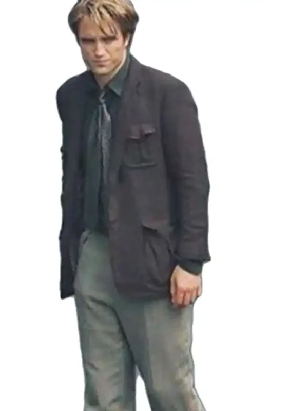 Robert Pattinson Tenet Black Cotton Coat