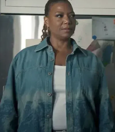 Robyn Mccall The Equalizer S03 Printed Denim Jacket