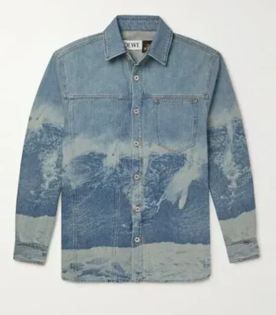 Robyn Mccall The Equalizer S03 Printed Denim Jacket
