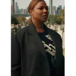Robyn Mccall The Equalizer S03 Stud Collar Trench Coat